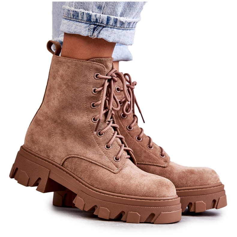 PG1 Mocka Warm Boots Workers Brown Darvin brun