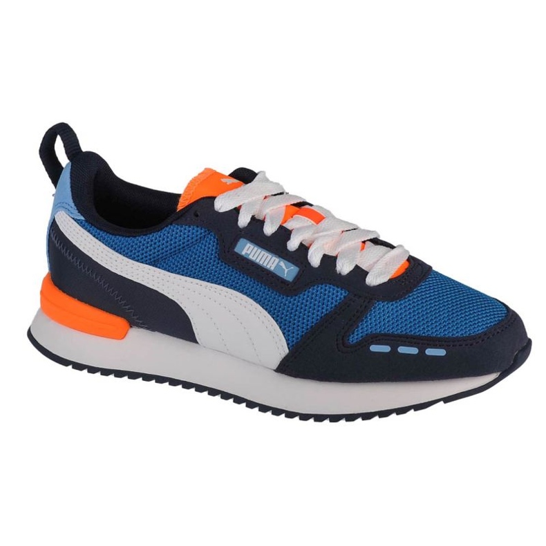 Puma R78 Ps Jr 373616-25 vit marinblå blå orange