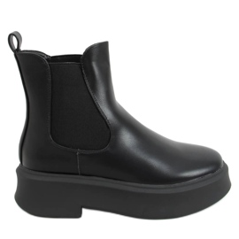 Chelsea boots på en tjock Laos Black sula svart