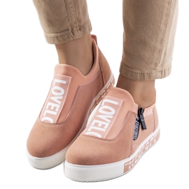 Lovelo rosa slip-on sneakers