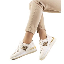 Beiga sneakers från Malrton beige