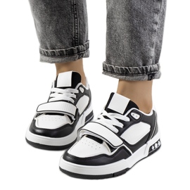 Svarta Kadie-sneakers för kvinnor vit