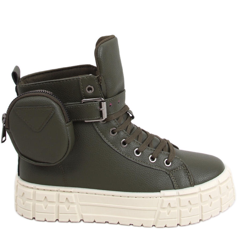 Burn Green sneakers för ankeln grön