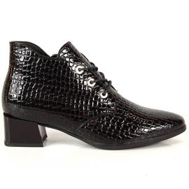 Kvinnors svarta Vinceza-stövlar i ormläder