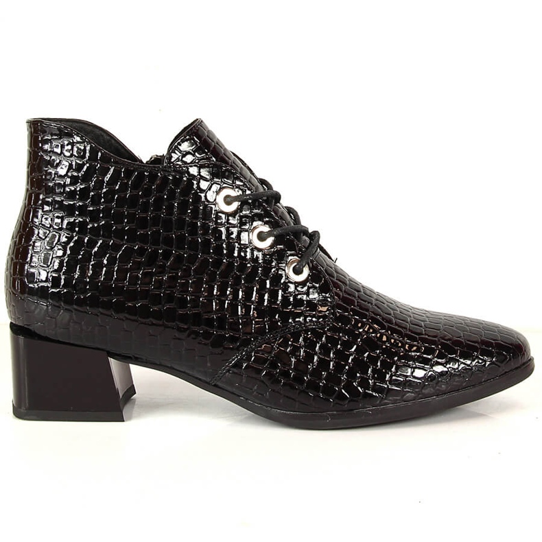 Kvinnors svarta Vinceza-stövlar i ormläder