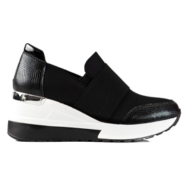 Bekväma svarta Shelovet sneakers för kvinnor