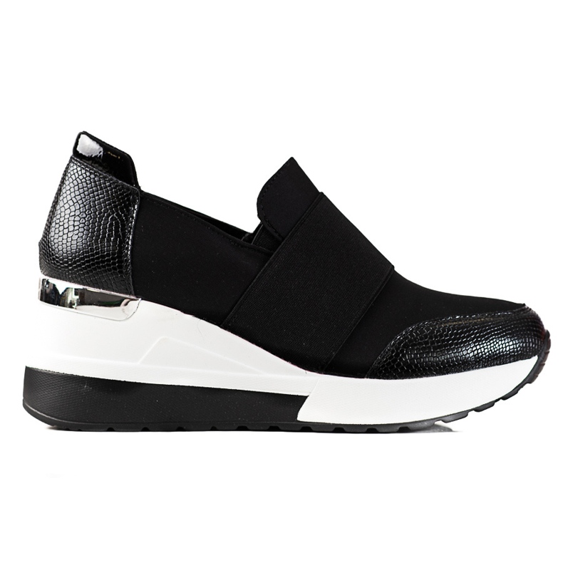 Bekväma svarta Shelovet sneakers för kvinnor