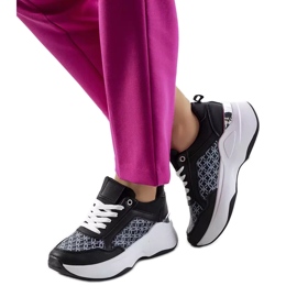 Svarta Milan sport sneakers