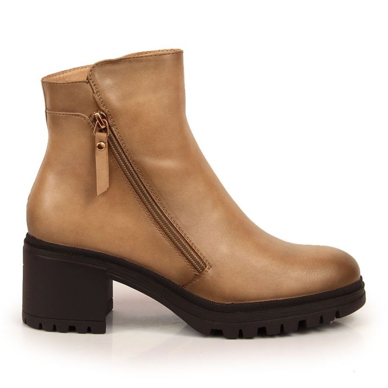 Vinceza W JAN139B beige stövlar workery