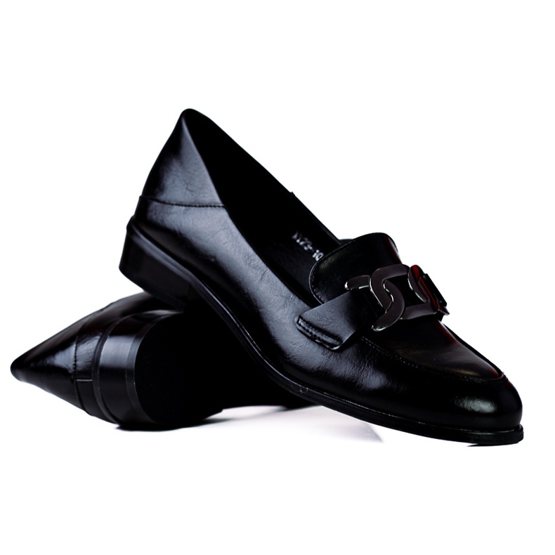 Eleganta dammockasiner med kedja Vinceza svart