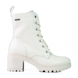 Vinceza-väskor i beige snörning för kvinnor på en låg stolpe brun