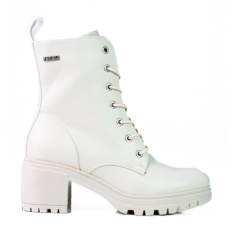 Vinceza-väskor i beige snörning för kvinnor på en låg stolpe brun