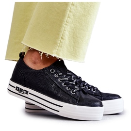 Låga damsneakers Big Star KK274015 Svart