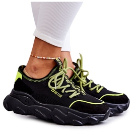 Dam Sneakers Memory Foam System Big Star KK274028 Svart