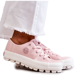 Fashionabla Lackade Sneakers Big Star KK274047 Rosa