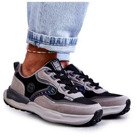 Damsportsneakers Big Star KK274100 Svart-Grå