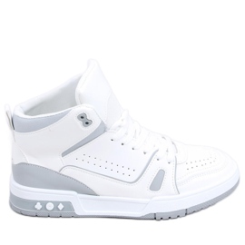 PA1 Liam Grey ankelsneakers vit grå