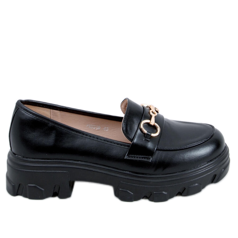 PA1 Loafers med hög sula från Eloise Black svart