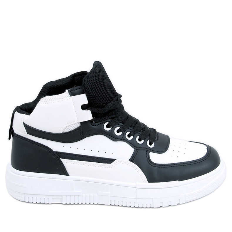 PA1 Myles Black high-top sneaker vit svart