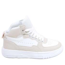 Myles Beige high-top sneakers