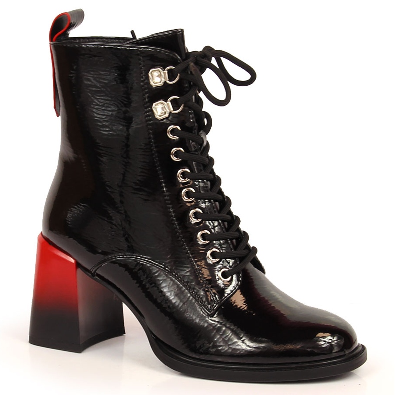 S.Barski Svarta isolerade svarta stövlar från S. Barski