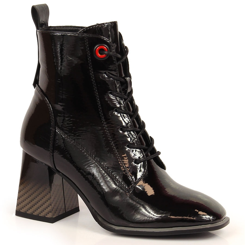 S.Barski Svarta isolerade svarta stövlar från S. Bararski