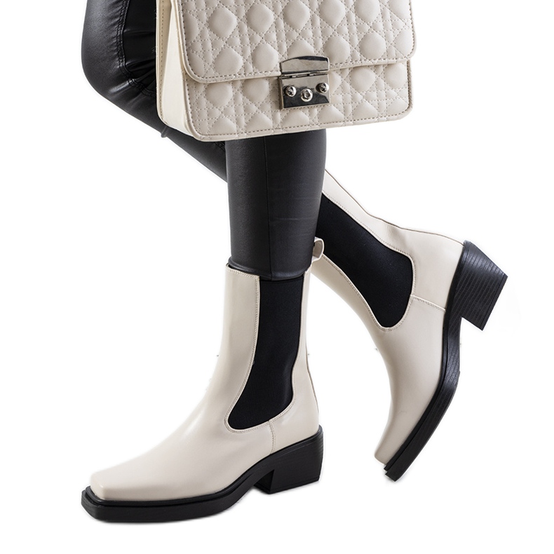 Beige Maret stövlar