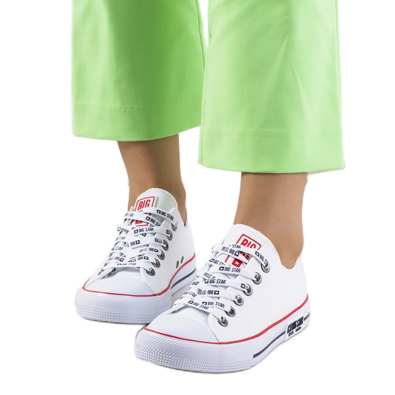 Klassiska vita sneakers Big Star KK274101