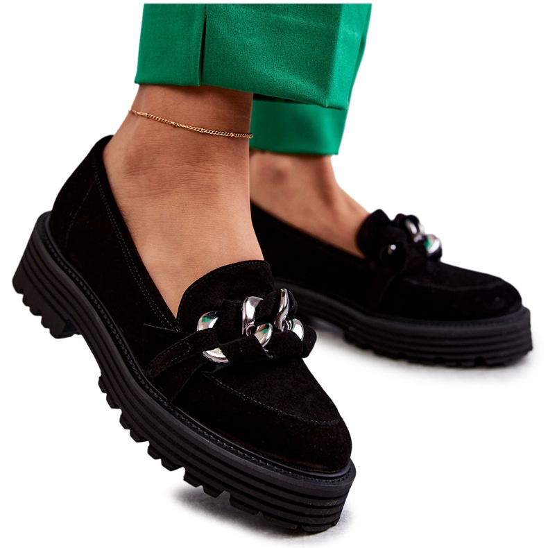 Damskor i mocka Laura Messi 2523 Svart