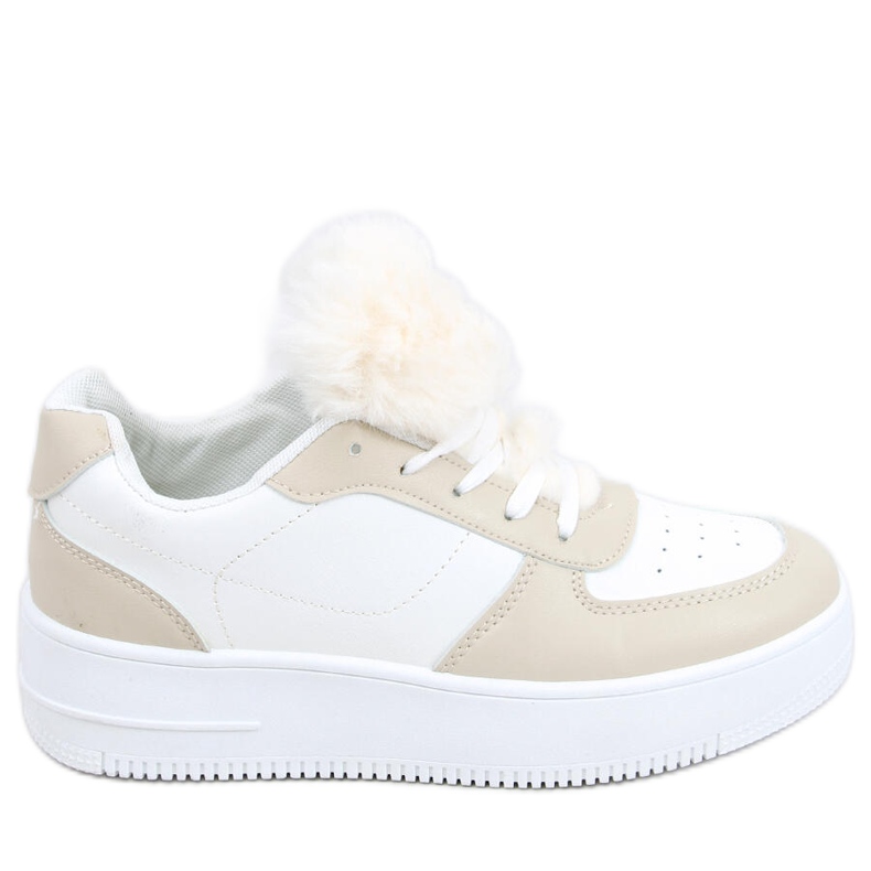 PA1 Lilith Beige sneakers för kvinnor vit