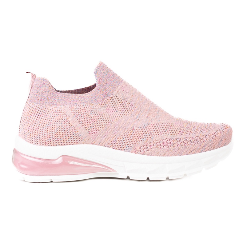 W. Potocki Rosa, damsport, Potocki sneakers, tyg med glitter