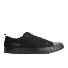 Svarta herrsneakers Big Star KK174007