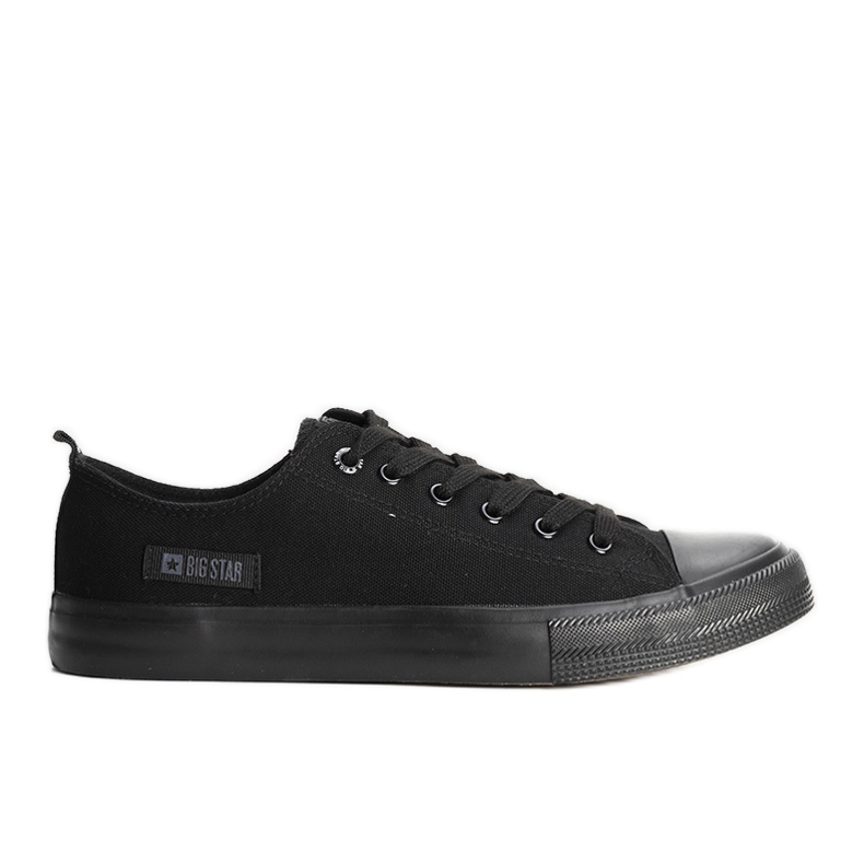 Svarta herrsneakers Big Star KK174007