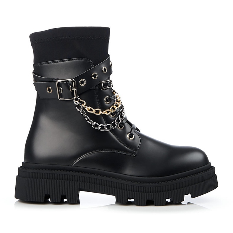 Kvinnliga arbetare med Shelovet-kedjor svart