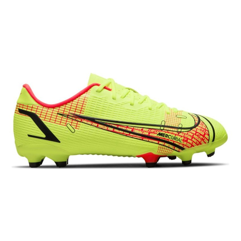 Nike Mercurial 14 Vapor Academy FG / MG Jr CV0811-760 fotbollsskor gula färger