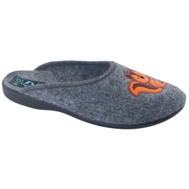 Grå tofflor i filt Adanex 27858 Sara Wiewióra I Orzeszek