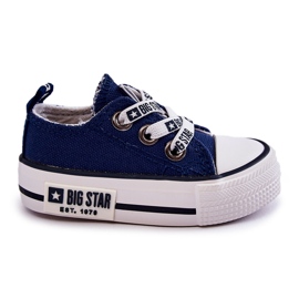 Barnmaterial Sneakers Big Star KK374050 Marinblå