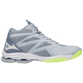Mizuno Wave Lightning Z7 Mid W V1GC225002 volleybollskor grå nyanser av grått