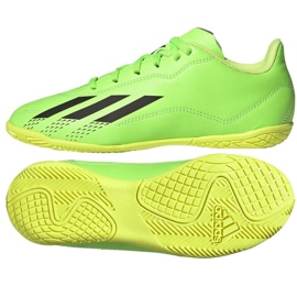 Adidas X Speedportal.4 In Jr GW8505 fotbollsskor grön grön