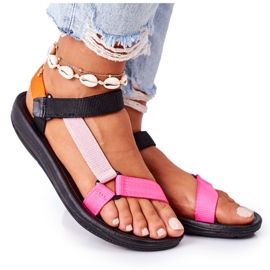 MSMG Damsportsandaler Flerfärgade rosa