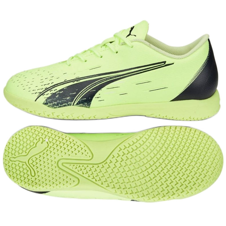 Skor Puma Ultra Match Ll FG / AG Jr 106919 01 gul / celadon grön
