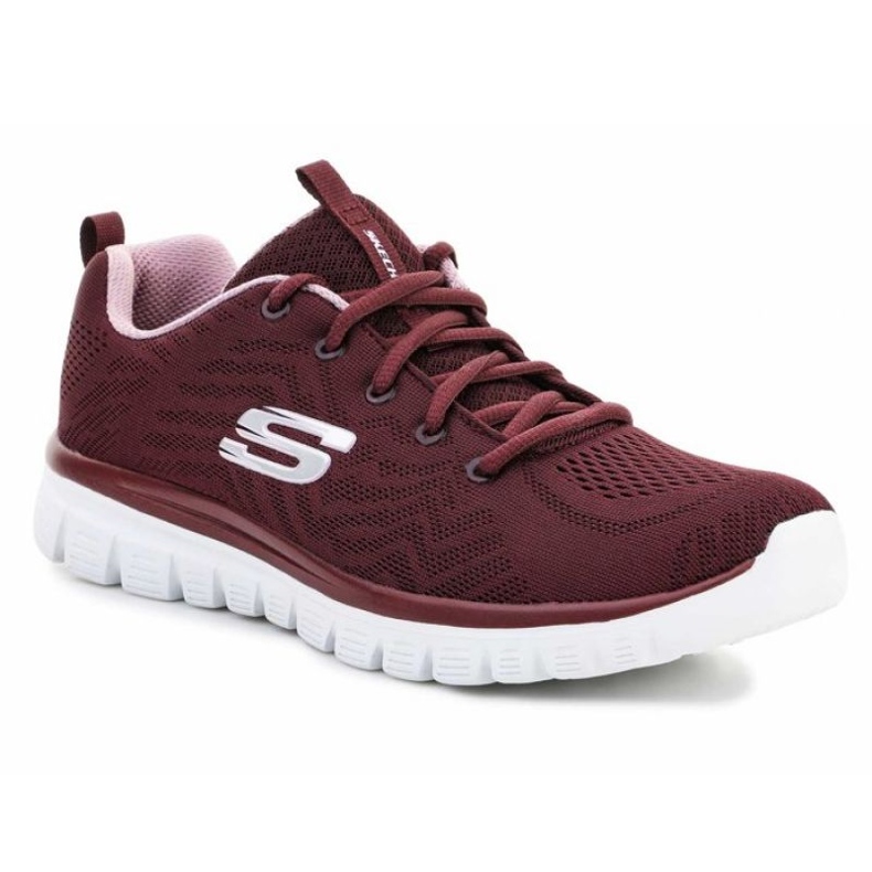 Skechers Graceful Get Connected W 12615-WINE Skor röd