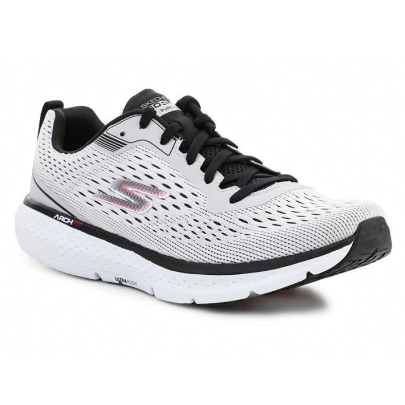 Skechers Go Run Pure 3 skor 246034-WBK vit