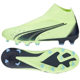 Puma Ultra Match FG / AG M 107032 01 fotbollsskor gul grön