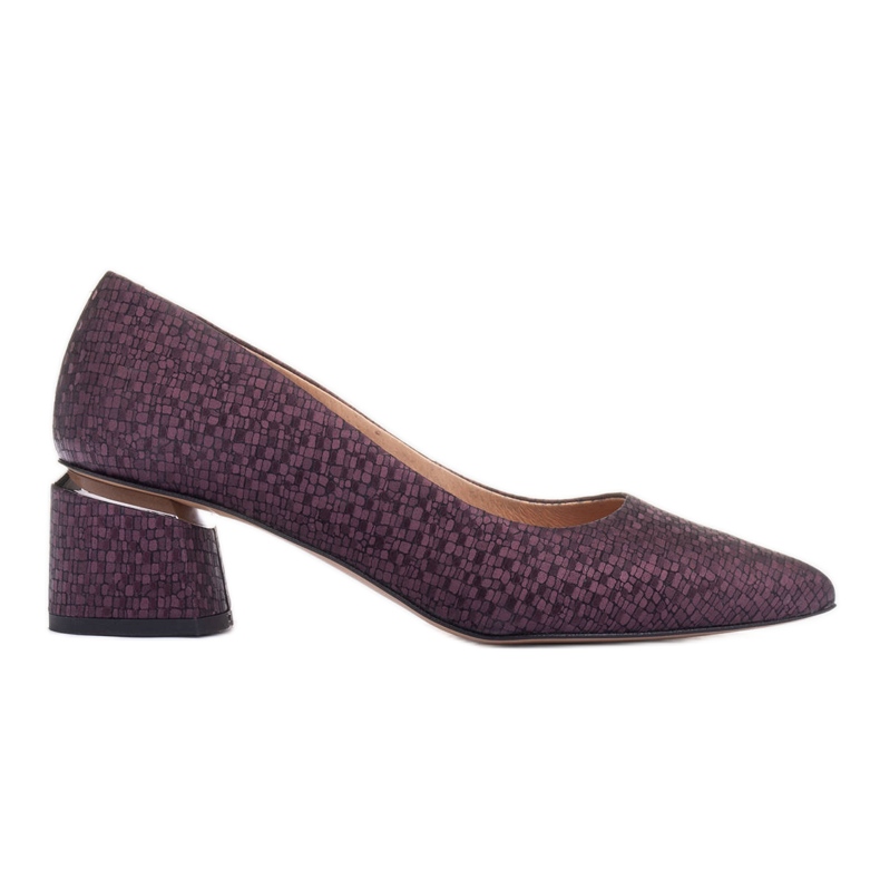 Marco Shoes Mocka pumpar violett