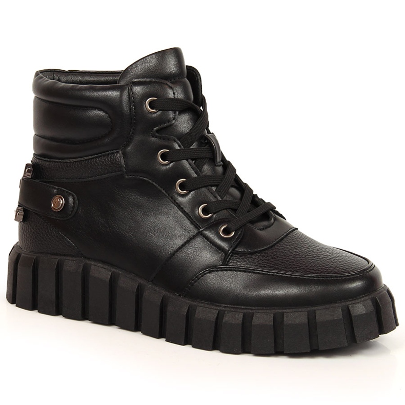 Plattformsarbetare för kvinnor med svart Potocki-dekoration