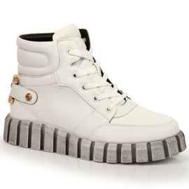 Plattformsarbetare med dekor Potocki W WOL106B vit