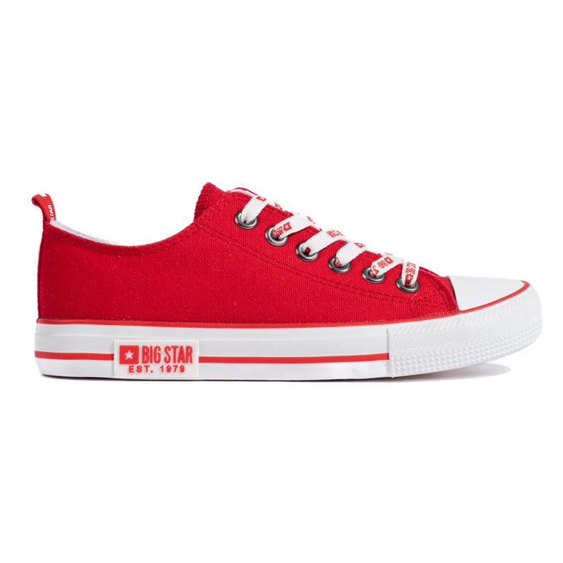 Damsneakers Big Star KK274104 röd