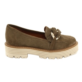 Damskor i mocka Laura Messi 2523 grön