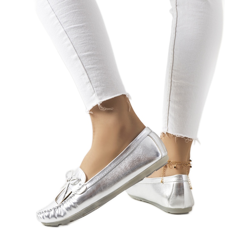 Joanae loafers i silver silver-